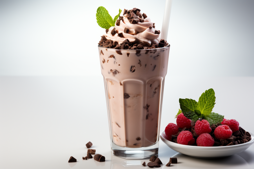 Homemade Chocolate Milkshake