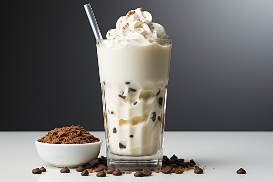 Homemade Vanilla Milkshake